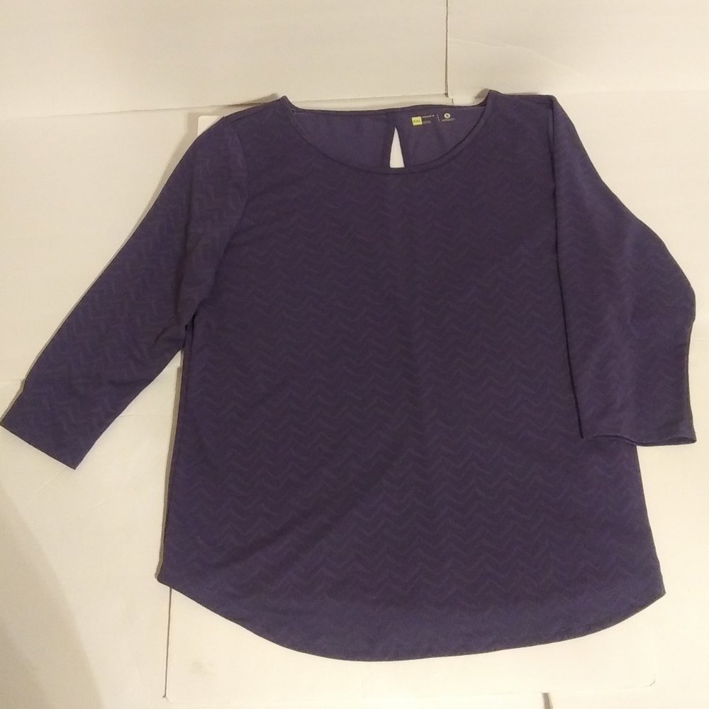 Xersion Studio purple blouse sz XXL New